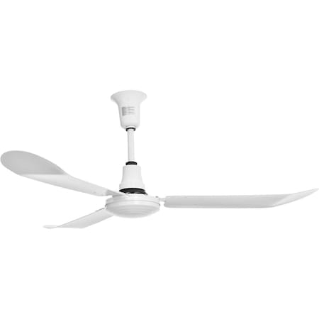 Global Industrial 60 Industrial Indoor/ Outdoor Ceiling Fan with 4 Speed Control, 120V, 8,000 CFM 292677